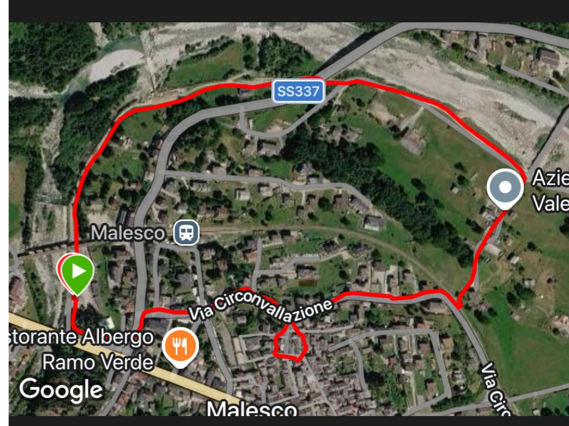 Percorso Minigiro 2 km